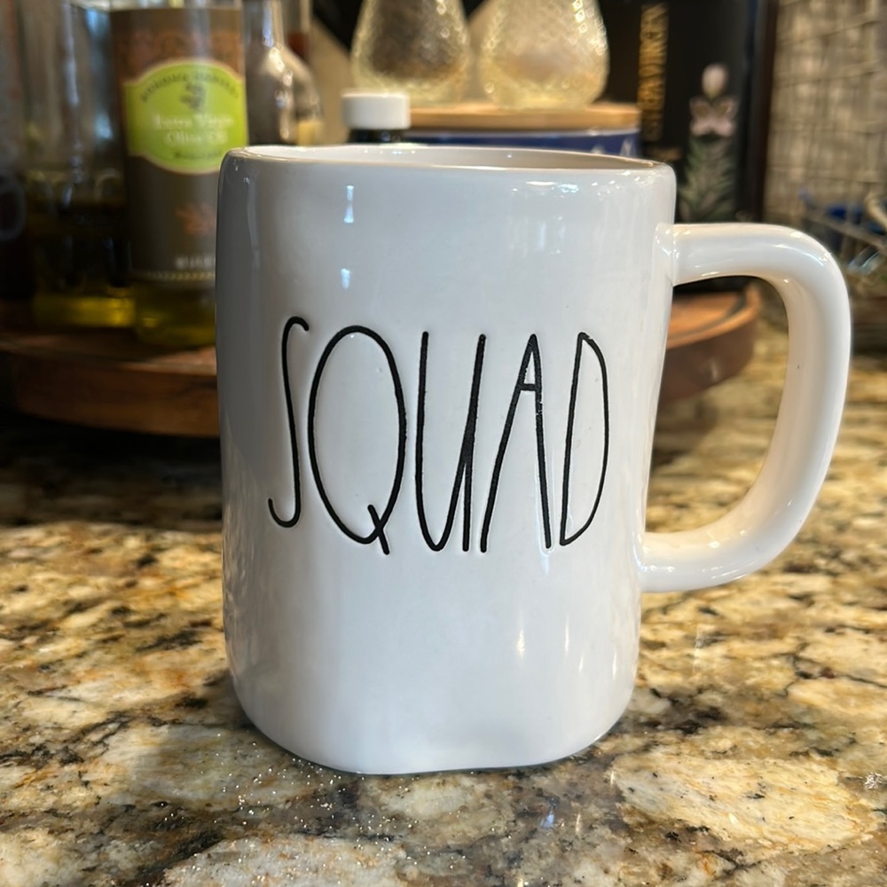Rae Dunn large letter SQUAD mug. Perfect condition. ☕️☕️